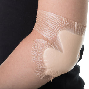 Silicone Foam Heel and Joint Dressing with Border
