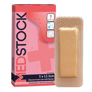 Silicone Foam Lite Dressing with Border