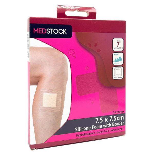 Multipack Silicone Foam Dressing with Border