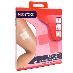 Multipack Silicone Foam Lite Dressing with Border
