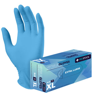 Blue Nitrile Medical Examination Gloves
